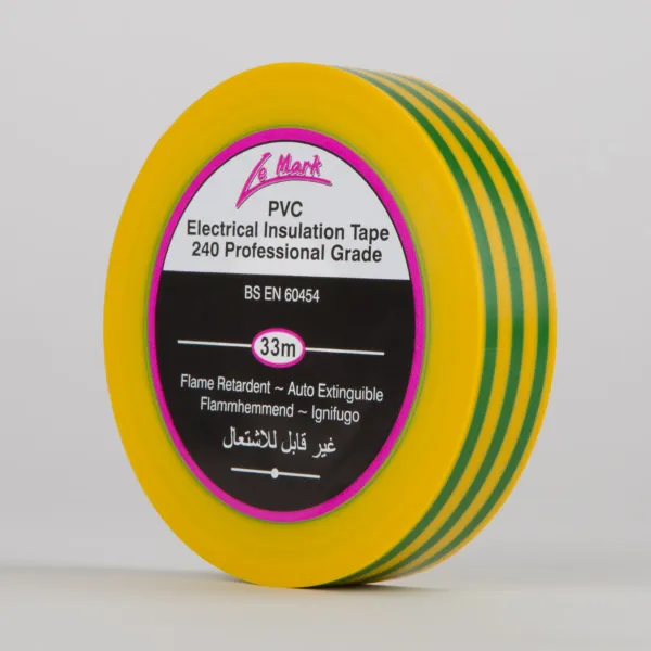 19mm PVC Insulation Tape (Earth)