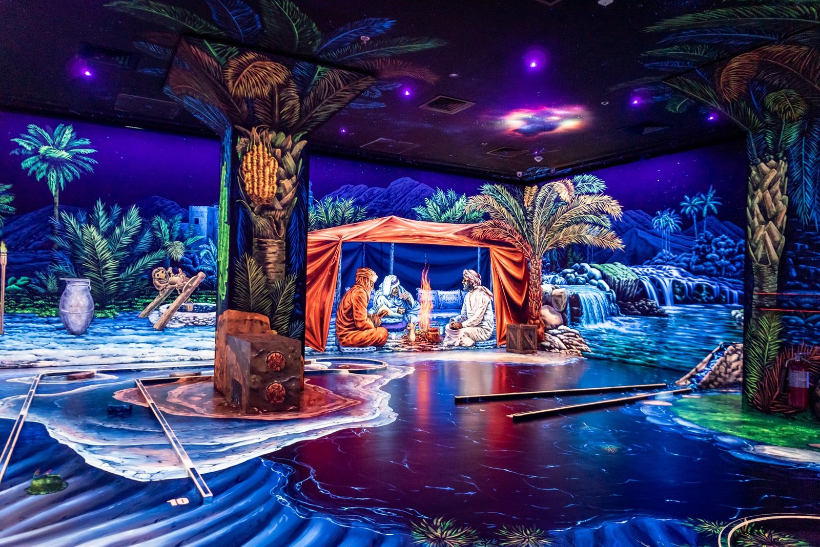 3D Blacklight Minigolf Dubai