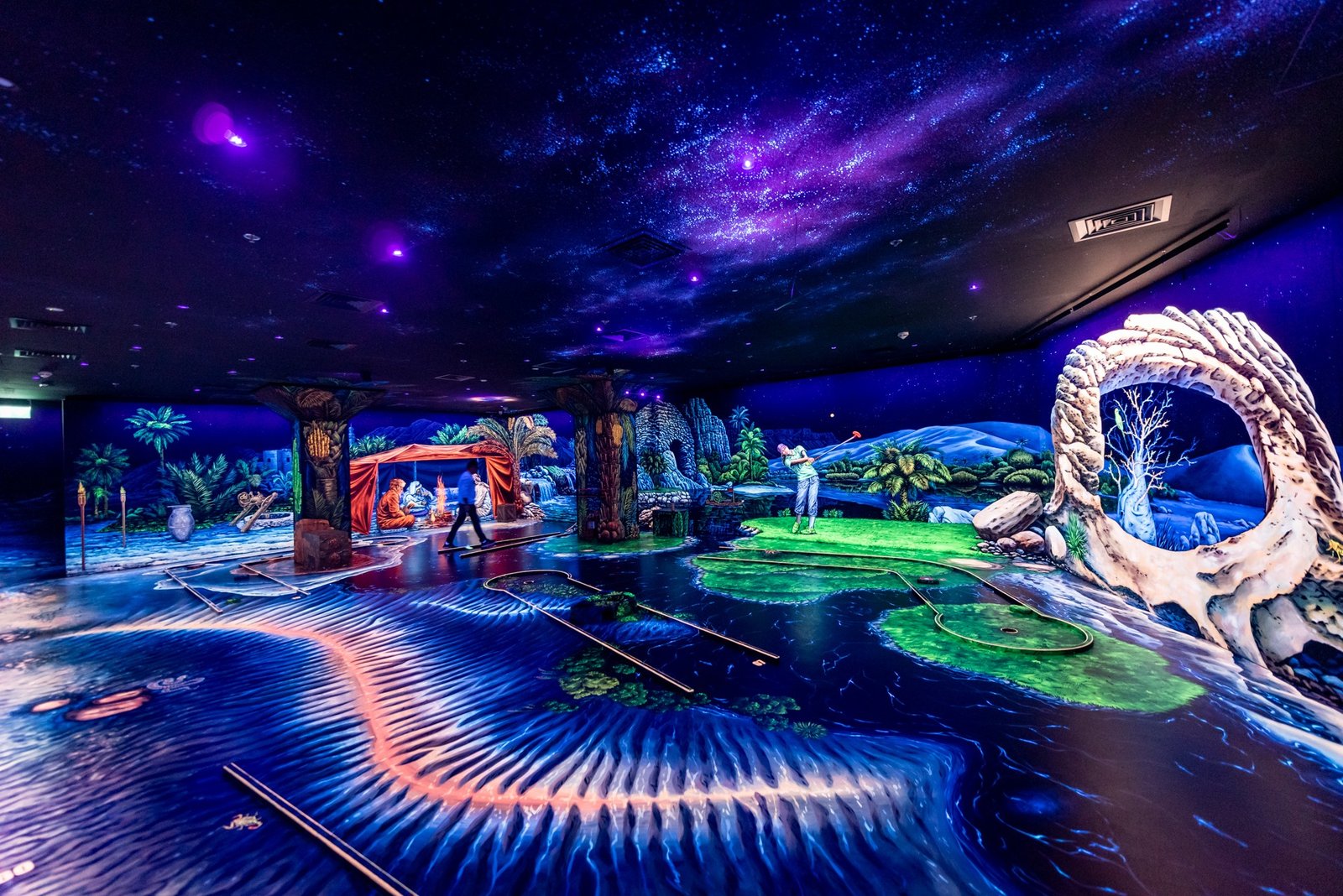 3D Blacklight Minigolf Dubai