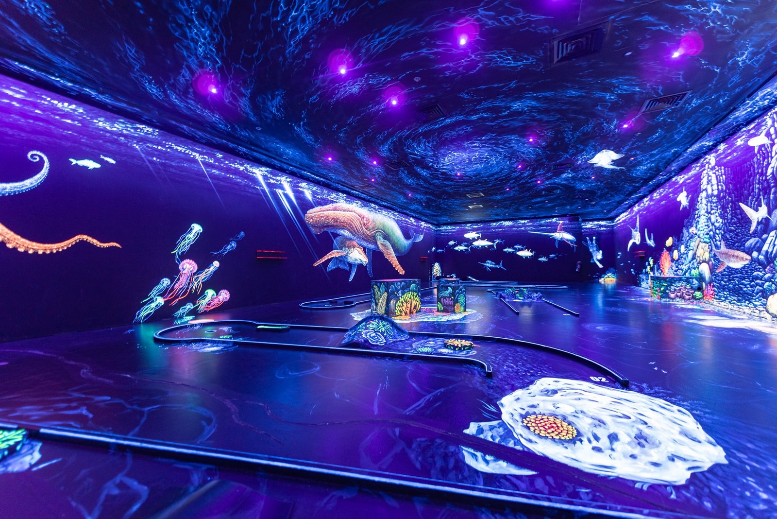3D Blacklight Minigolf Dubai