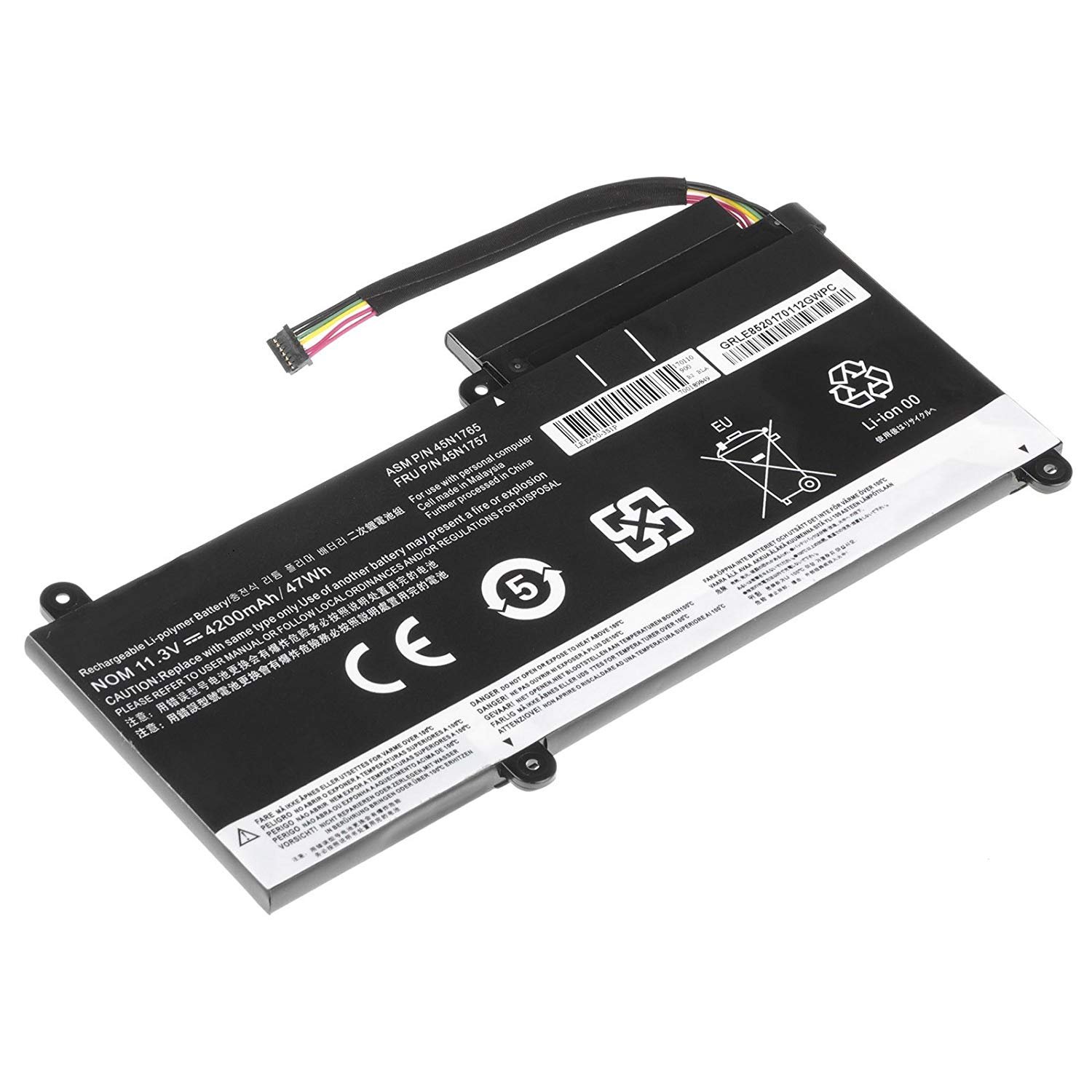 Lenovo ThinkPad E450 E450C E460 battery FRU: 45N174 45N1755 11.4V 4.12Ah 47Wh Lenovo ThinkPad E450 E450C E460 battery FRU: 45N174 45N1755 11.4V 4.12Ah 47Wh
