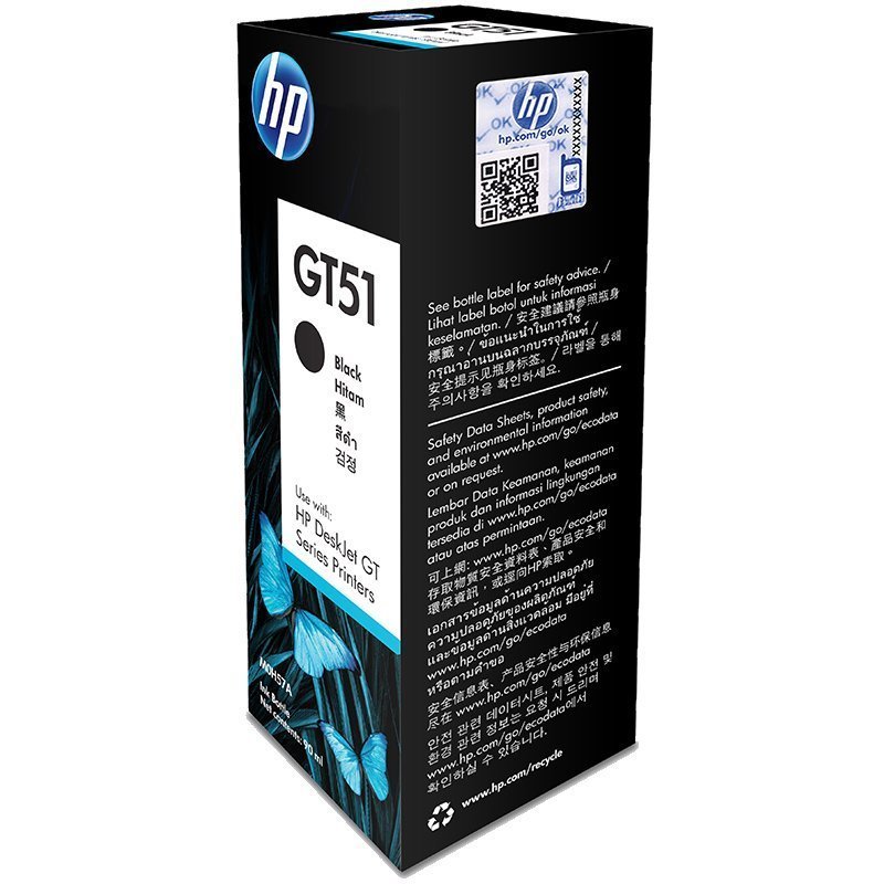 HP GT51XL 135-ml Black Original Ink Bottle HP GT51XL 135-ml Black Original Ink Bottle