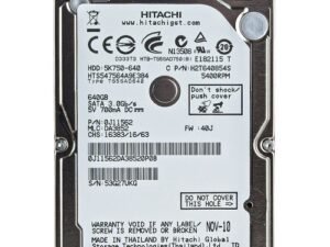 640GB 5400RPM Hitachi HDD Sata Hard Drive 640GB 5400RPM Hitachi HDD Sata Hard Drive