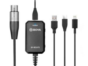 BOYA BY-BCA70 Audio Adapter for XLR Microphones to Mobile Devices BOYA BY-BCA70 Audio Adapter for XLR Microphones to Mobile Devices