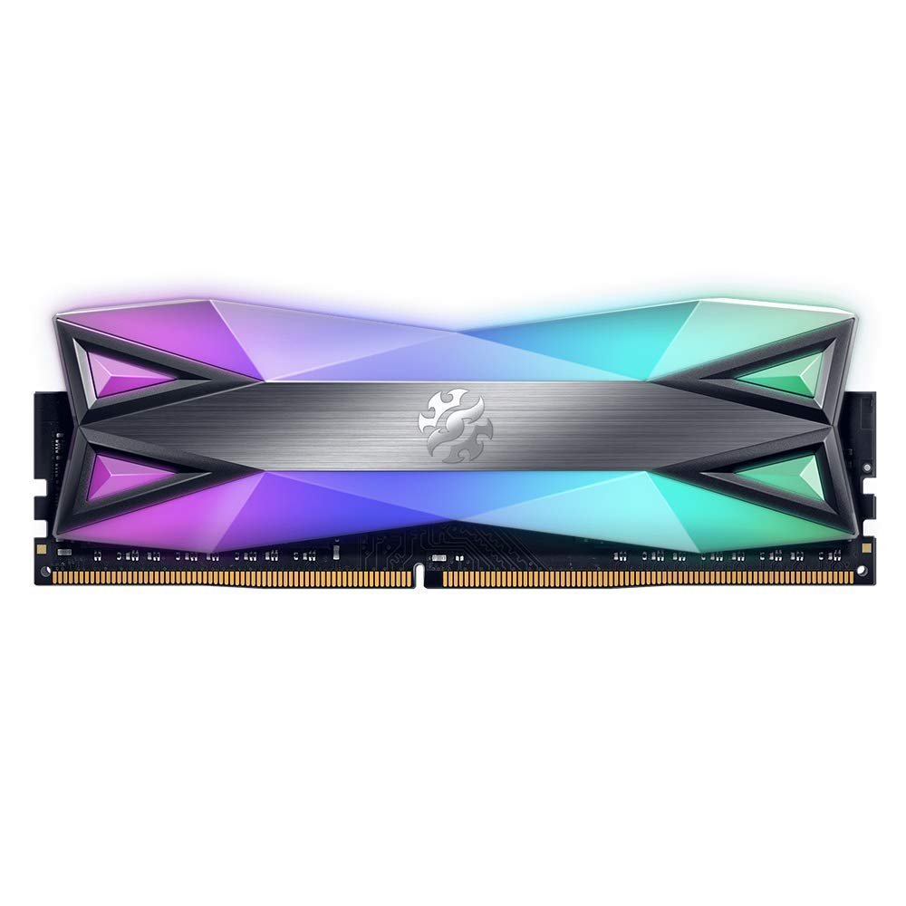 XPG Spectrix D60G RGB RAM 16GB (2x8GB) Kit 3600MHz DDR4 UDIMM Desktop Memory XPG Spectrix D60G RGB RAM 16GB (2x8GB) Kit 3600MHz DDR4 UDIMM Desktop Memory