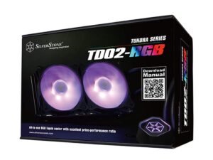 Silverstone TD02-RGB CPU RGB CPU Liquid Cooler with Dual 120mm Silent Fan Silverstone TD02-RGB CPU RGB CPU Liquid Cooler with Dual 120mm Silent Fan