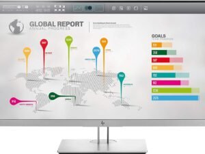 HP EliteDisplay 27 inch E273Q IPS LED Backlit QHD Anti-Glare Computer Monitor with Pivot Rotation