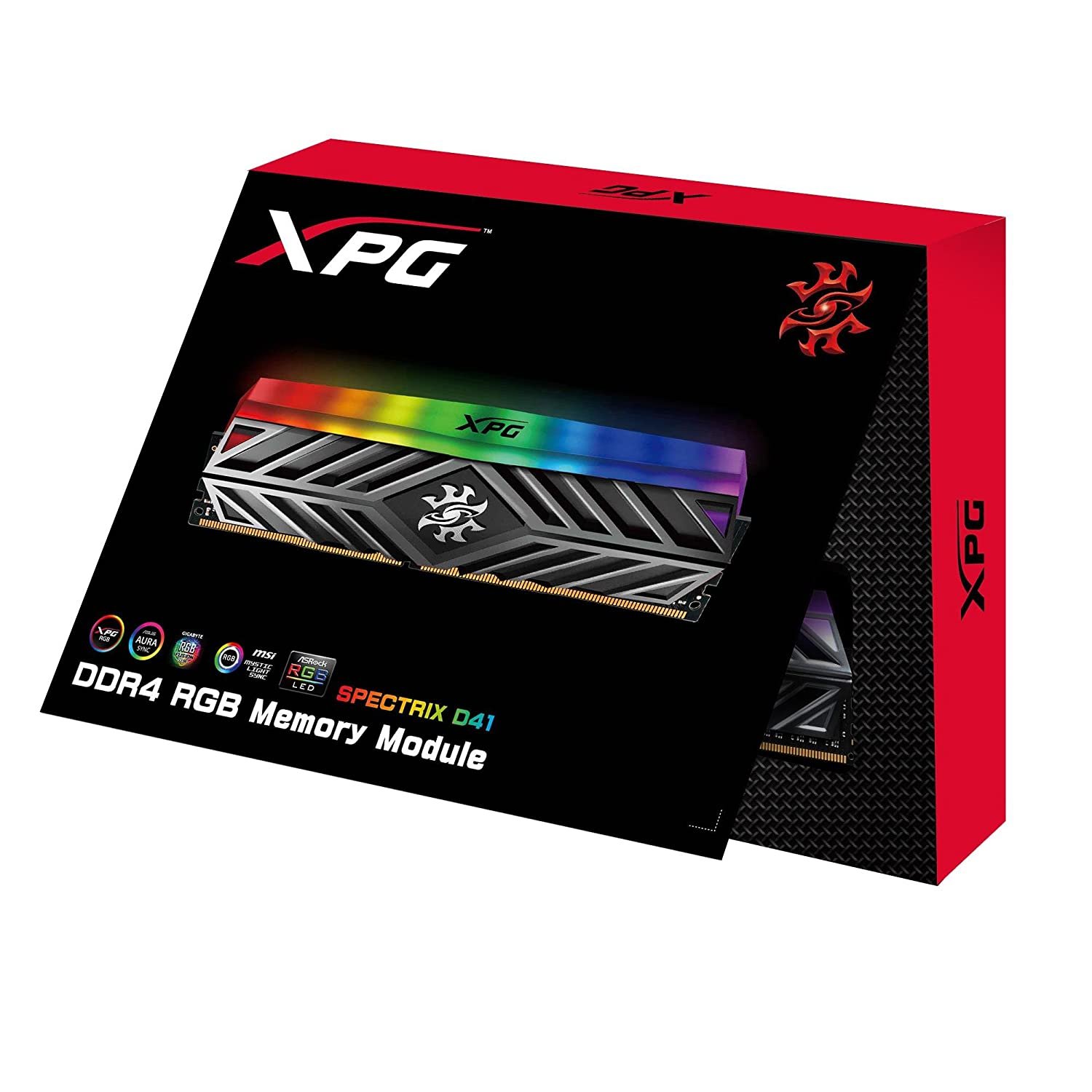 XPG Spectrix D41 RGB RAM 8GB DDR4 3000MHz Desktop Memory XPG Spectrix D41 RGB RAM 8GB DDR4 3000MHz Desktop Memory