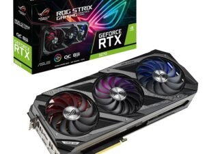 ASUS ROG STRIX NVIDIA GeForce RTX 3070 OC Edition Graphics Card GDDR6 8GB 256-Bit with DLSS AI Rendering
