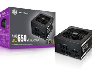 Cooler Master MWE Gold 650 V2 80 Plus Gold Certified Fully Modular Power Supply Cooler Master MWE Gold 650 V2 80 Plus Gold Certified Fully Modular Power Supply