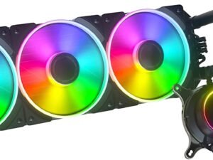 Fractal Design Celsius+ S36 Prisma ARGB 360mm CPU Liquid Cooler with Intelligent Auto and PWM Triple 120mm Fans Fractal Design Celsius+ S36 Prisma ARGB 360mm CPU Liquid Cooler with Intelligent Auto and PWM Triple 120mm Fans