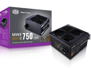 Cooler Master MWE 750 Bronze V2 230v, 80 Plus Bronze Certified, Non-Modular Power Supply ? Black Cooler Master MWE 750 Bronze V2 230v, 80 Plus Bronze Certified, Non-Modular Power Supply ? Black