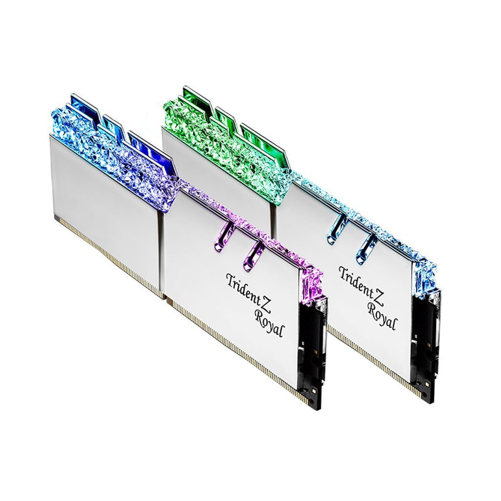 G Skill Trident Z Royal RAM Dual Channel Kit DDR4 32GB 3200MHz Desktop Memory G Skill Trident Z Royal RAM Dual Channel Kit DDR4 32GB 3200MHz Desktop Memory