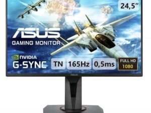 ASUS VG258QR Gaming Monitor 24.5 inch Full HD, 0.5ms*, 165Hz, G-SYNC Compatible, Adaptive Sync ASUS VG258QR Gaming Monitor 24.5 inch Full HD, 0.5ms*, 165Hz, G-SYNC Compatible, Adaptive Sync