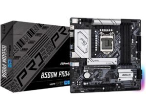 ASRock B560M PRO4 LGA1200 Micro-ATX Motherboard ASRock B560M PRO4 LGA1200 Micro-ATX Motherboard