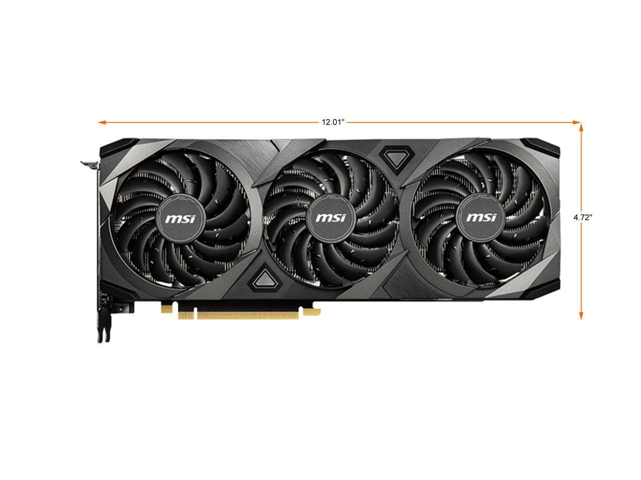 MSI GeForce RTX 3080 VENTUS 3X PLUS 10G OC LHR Graphic Card