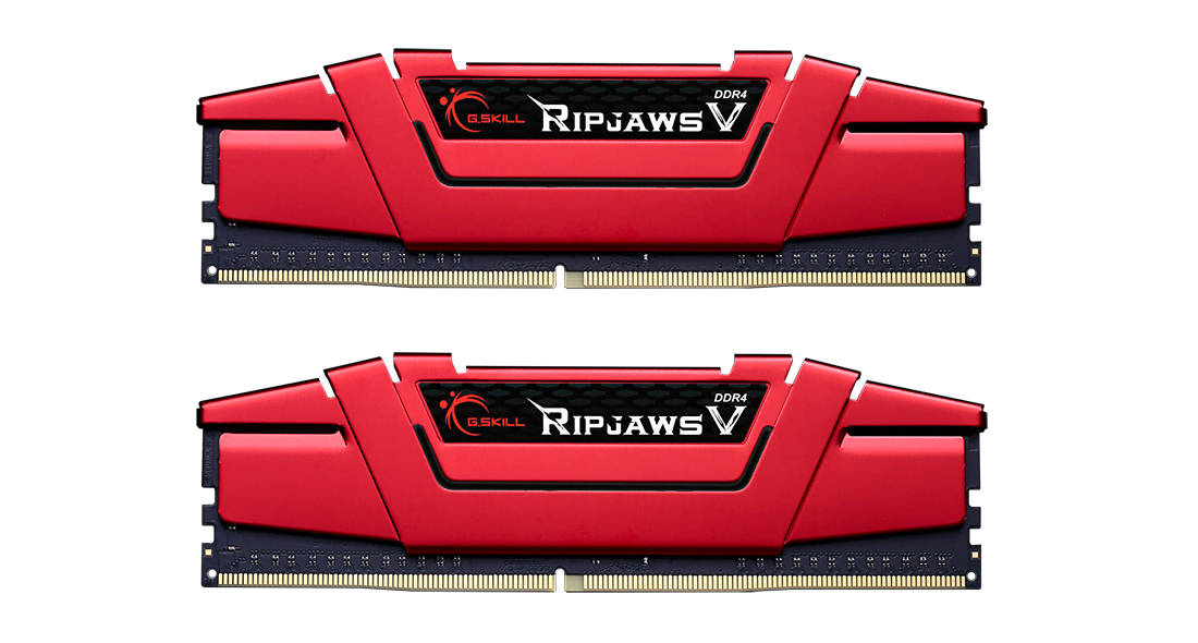 G.SKILL RIPJAWS V Series 16GB (8GBX2) 3200MHz DDR4 Memory F4-3200C16D-16GVR G.SKILL RIPJAWS V Series 16GB (8GBX2) 3200MHz DDR4 Memory F4-3200C16D-16GVR
