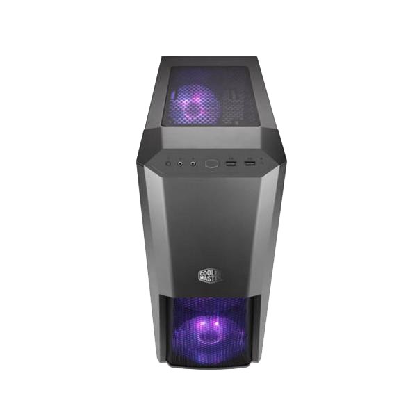 Cooler Master MasterBox MB500 (ATX) Mid Tower Cabinet With Tempered Glass Side Panel And RGB Controller MCB-B500D-KGNN-S00 Cooler Master MasterBox MB500 (ATX) Mid Tower Cabinet With Tempered Glass Side Panel And RGB Controller MCB-B500D-KGNN-S00