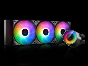 Deepcool GAMERSTORM CASTLE 360 RGB V2 All in one 360MM CPU Liquid Cooler DP-GS-H12AR-CSL360V2 Deepcool GAMERSTORM CASTLE 360 RGB V2 All in one 360MM CPU Liquid Cooler DP-GS-H12AR-CSL360V2