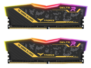 Teamgroup T-Force Delta TUF Gaming Series 16GB (8GBx2) DDR4 3200MHz RGB RAM TF9D416G3200HC16CDC01