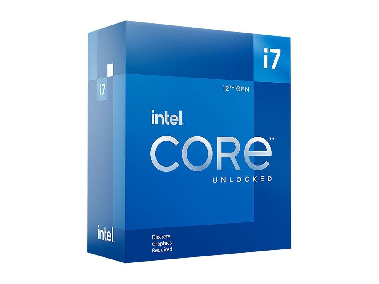 Intel Core i7-12700KF 3.6 GHz 12-Core LGA 1700 Gen Alder Lake Processor BX8071512700KF Intel Core i7-12700KF 3.6 GHz 12-Core LGA 1700 Gen Alder Lake Processor BX8071512700KF