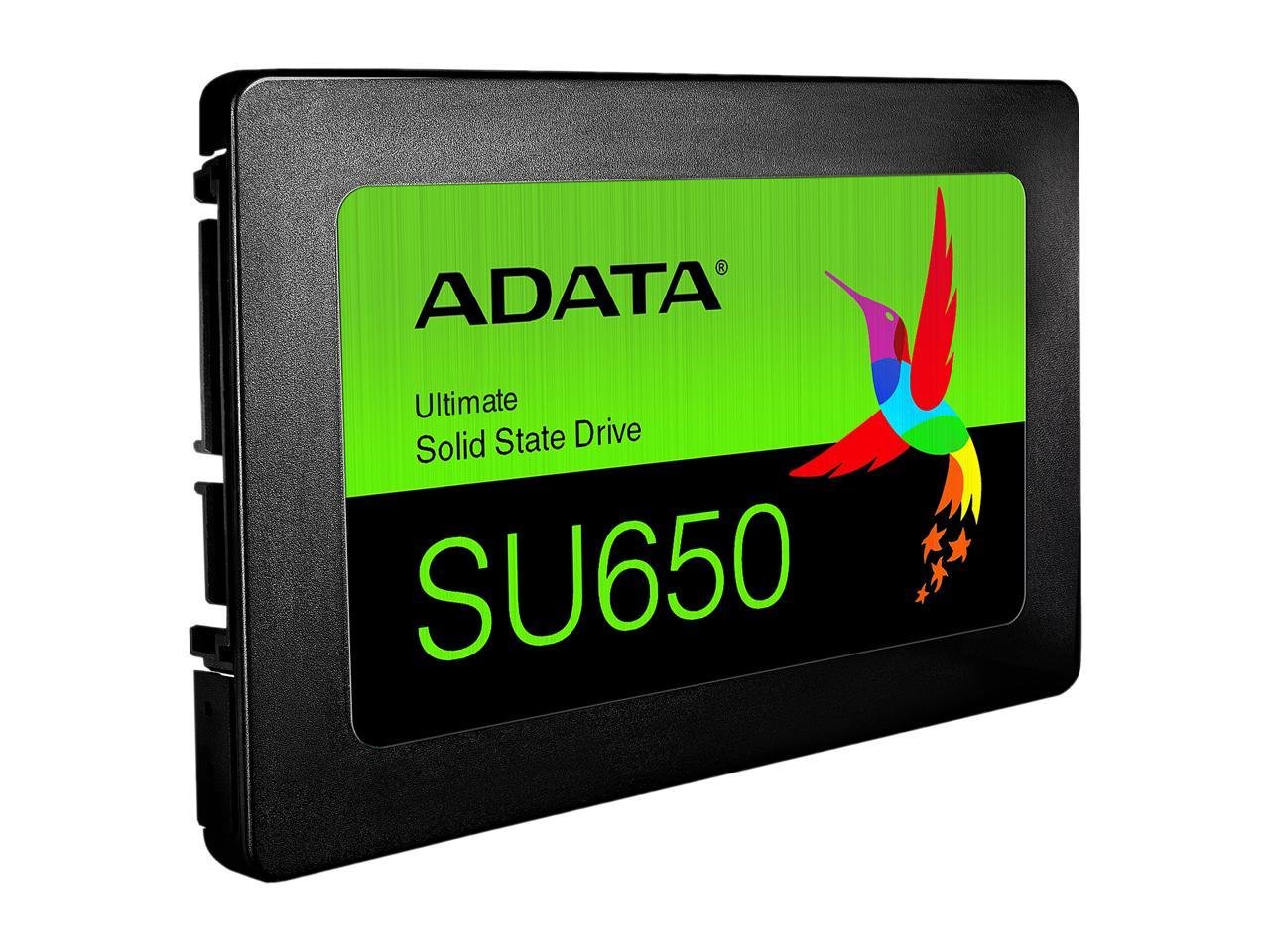 ADATA Ultimate SU650 2.5โฐร_ 960GB SATA III 3D NAND Intern SSD ASU650SS-960GT-R ADATA Ultimate SU650 2.5โฐร_ 960GB SATA III 3D NAND Intern SSD ASU650SS-960GT-R