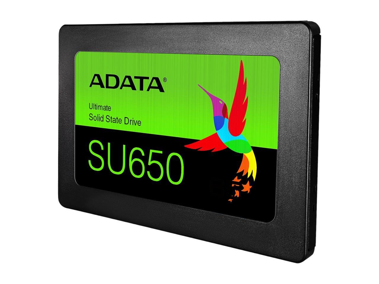 ADATA Ultimate SU650 2.5โฐร_ 960GB SATA III 3D NAND Intern SSD ASU650SS-960GT-R ADATA Ultimate SU650 2.5โฐร_ 960GB SATA III 3D NAND Intern SSD ASU650SS-960GT-R
