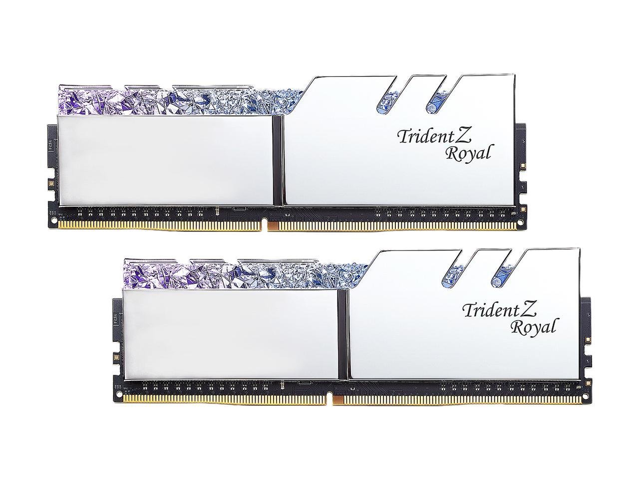G.Skill Trident Z Royal Gold 16GB (2x8GB) 4800MHz Memory F4-4800C19D-16GTRGC