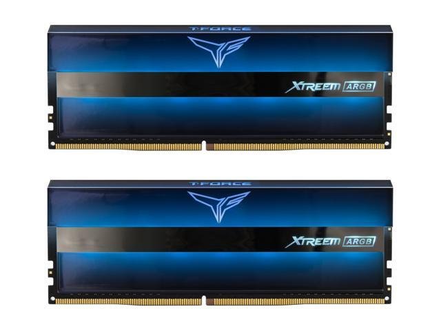 Team Group XTREEM ARGB 32GB (2X16GB) 3200 MHz Black Memory TF10D432G3200HC16CDC01