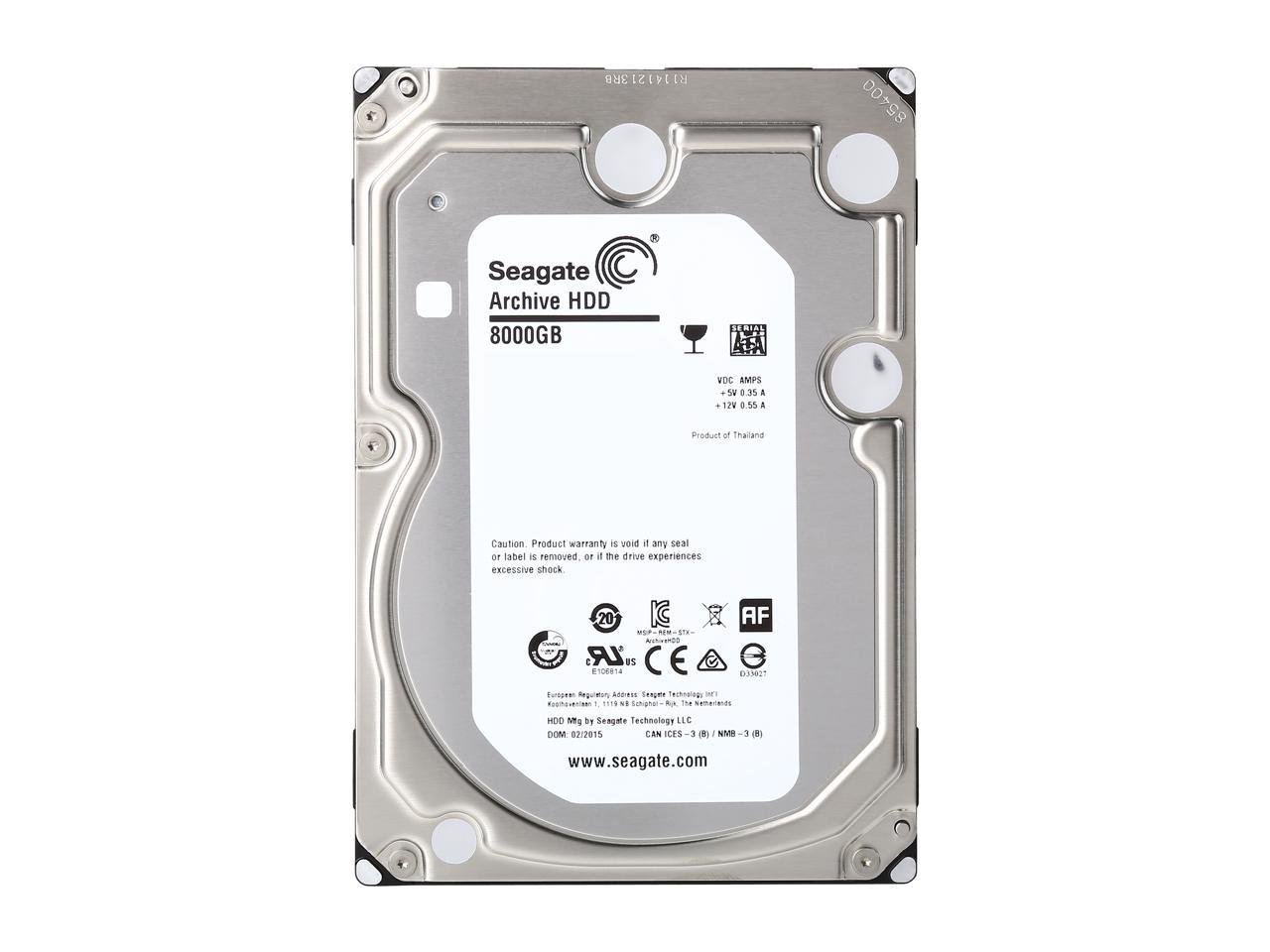 Seagate Archive v2 8TB 5900 RPM 128MB Cache SATA 6.0Gb/s 3.5‰Û_ Internal Hard Drive ST8000AS0002
