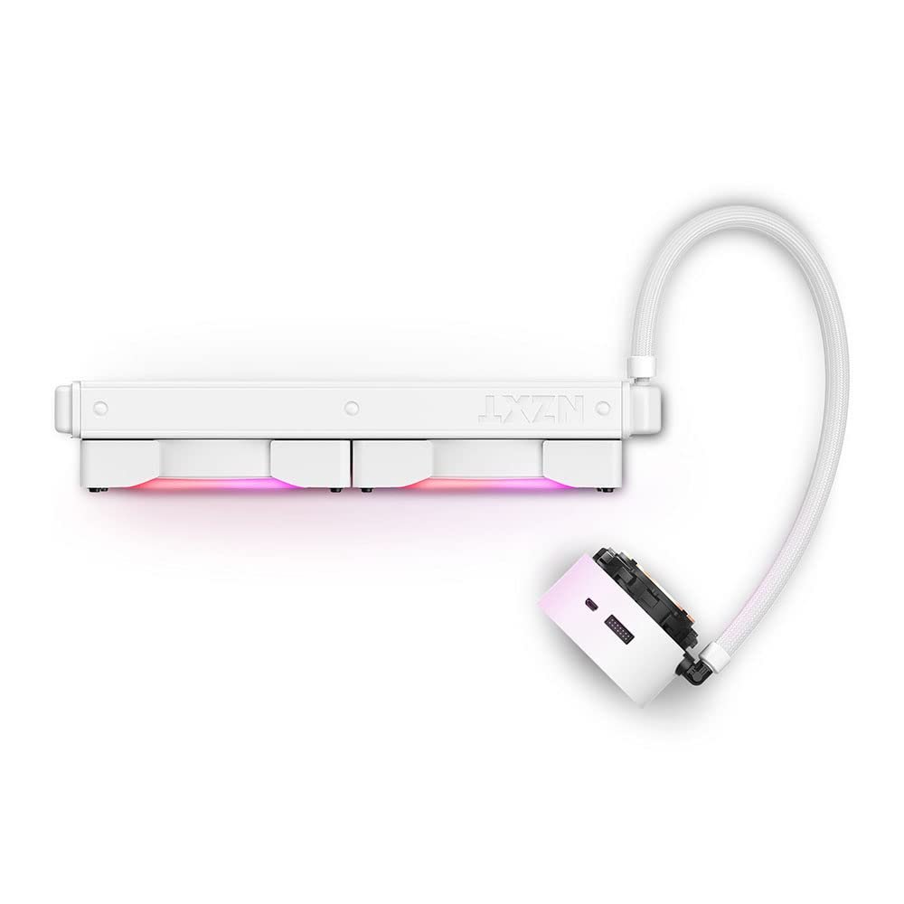 NZXT Kraken Z63 RGB 280mm White Liquid Cooler with LCD Display RL-KRZ63-RW NZXT Kraken Z63 RGB 280mm White Liquid Cooler with LCD Display RL-KRZ63-RW