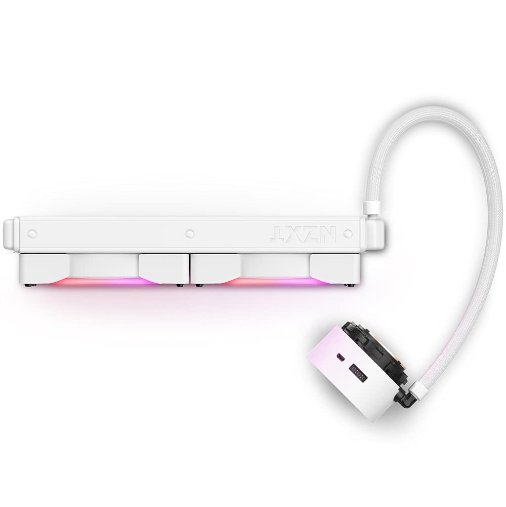 NZXT Kraken Z63 RGB 280mm White Liquid Cooler with LCD Display RL-KRZ63-RW NZXT Kraken Z63 RGB 280mm White Liquid Cooler with LCD Display RL-KRZ63-RW