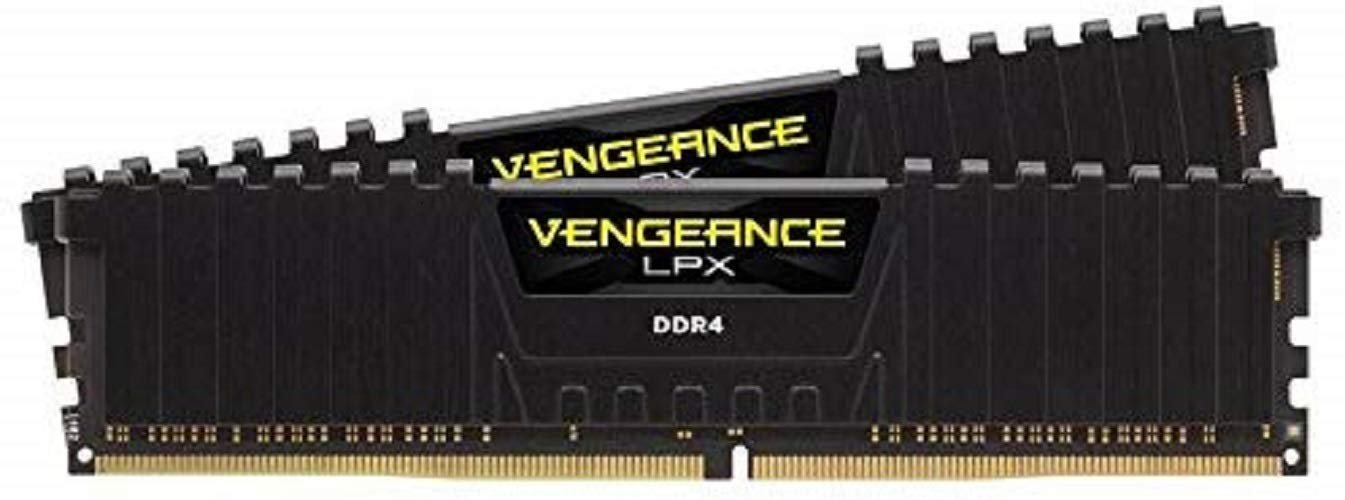 Corsair VENGEANCE LPX Series 32GB (16GBX2) DDR4 3600MHz Black Memory CMK32GX4M2D3600C18 Corsair VENGEANCE LPX Series 32GB (16GBX2) DDR4 3600MHz Black Memory CMK32GX4M2D3600C18