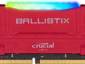 Crucial Ballistix RGB 16GB DDR4-3200 Desktop Gaming Memory (Red) BL16G32c16U4RL Crucial Ballistix RGB 16GB DDR4-3200 Desktop Gaming Memory (Red) BL16G32c16U4RL