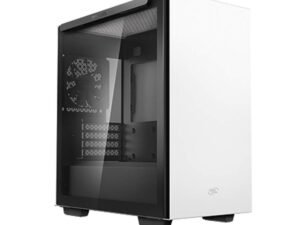 Deepcool MACUBE 110 (M-ATX) Mid Tower White Cabinet With Tempered Glass Side Panel R-MACUBE110-WHNGM1N-G-1 Deepcool MACUBE 110 (M-ATX) Mid Tower White Cabinet With Tempered Glass Side Panel R-MACUBE110-WHNGM1N-G-1