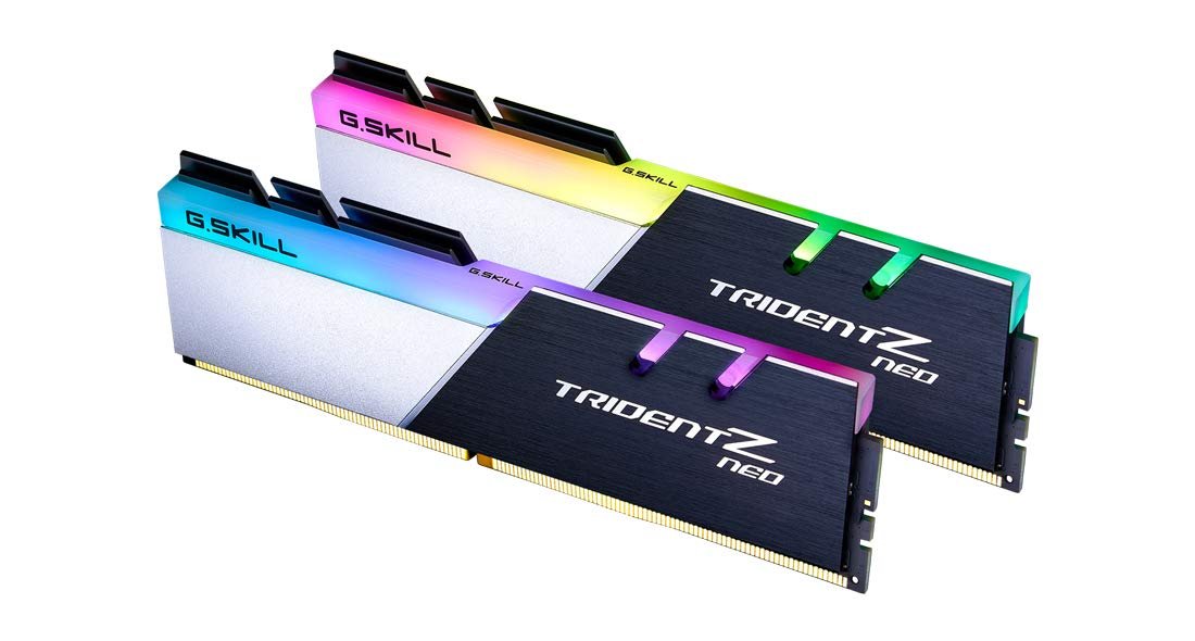 G.Skill Trident Z Neo Series 16GB (8GBx2) DDR4 3200MHz RGB RAM F4-3200C16D-16GTZN G.Skill Trident Z Neo Series 16GB (8GBx2) DDR4 3200MHz RGB RAM F4-3200C16D-16GTZN