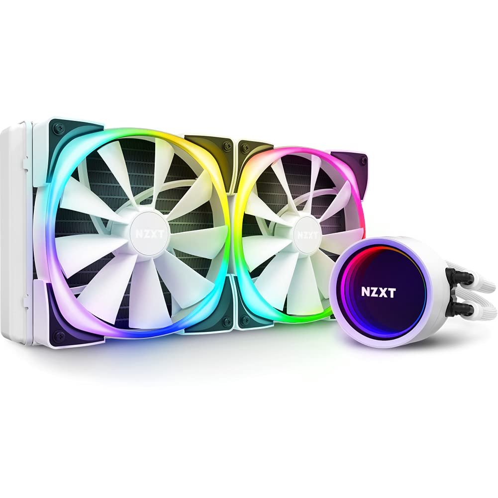 NZXT Kraken X63 RGB 280mm White Liquid Cooler RL-KRX63-RW NZXT Kraken X63 RGB 280mm White Liquid Cooler RL-KRX63-RW