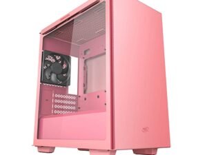 Deepcool MACUBE 110 (M-ATX) Mid Tower PINK Cabinet With Tempered Glass Side Panel R-MACUBE110-PRNGM1N-A-1 Deepcool MACUBE 110 (M-ATX) Mid Tower PINK Cabinet With Tempered Glass Side Panel R-MACUBE110-PRNGM1N-A-1