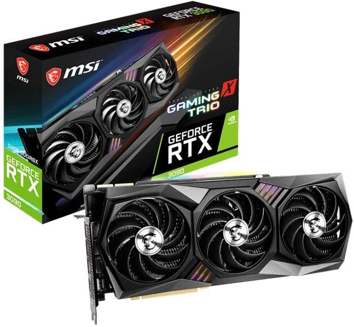 MSI GeForce RTX 3090 GAMING X TRIO 24G 24GB GDDR6X Graphic Card