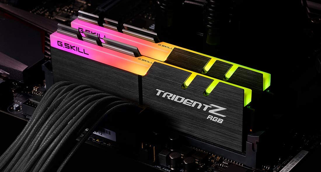 G.skill Trident Z RGB Series 32GB (4x8GB) 3600 MHz DDR4 Memory F4-3600C16Q-32GTZRC G.skill Trident Z RGB Series 32GB (4x8GB) 3600 MHz DDR4 Memory F4-3600C16Q-32GTZRC