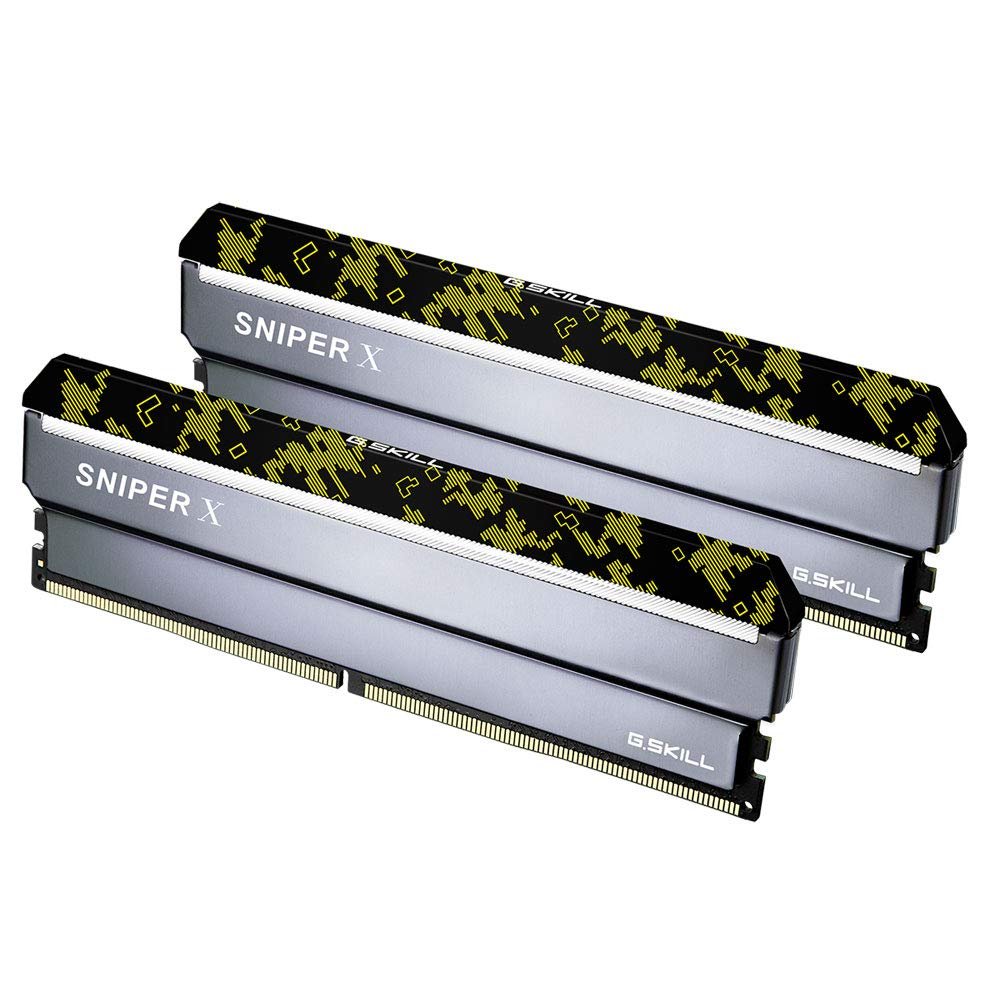 G.SKILL Sniper X 16GB (2 x 8GB) DDR4 3600 Desktop Memory F4-3600C19D-16GSXKB G.SKILL Sniper X 16GB (2 x 8GB) DDR4 3600 Desktop Memory F4-3600C19D-16GSXKB