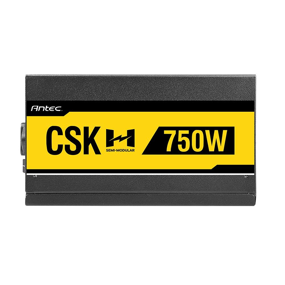 ANTEC CSK 750H 750 WATT 80 PLUS BRONZE CERTIFICATION SEMI MODULAR PSU ANTEC CSK 750H 750 WATT 80 PLUS BRONZE CERTIFICATION SEMI MODULAR PSU