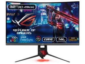 ASUS ROG Strix XG32VQ 32inch 144Hz Curved Gaming Monitor (1800R Curved, Adaptive Sync, 4ms Response Time, 144Hz Refresh Rate, Frameless, 2K WQHD VA Panel) ASUS ROG Strix XG32VQ 32inch 144Hz Curved Gaming Monitor (1800R Curved, Adaptive Sync, 4ms Response Time, 144Hz Refresh Rate, Frameless, 2K WQHD VA Panel)