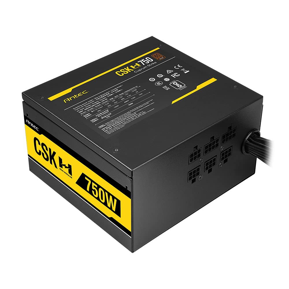 ANTEC CSK 750H 750 WATT 80 PLUS BRONZE CERTIFICATION SEMI MODULAR PSU ANTEC CSK 750H 750 WATT 80 PLUS BRONZE CERTIFICATION SEMI MODULAR PSU