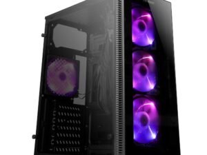 Antec NX210 ARGB ATX Mid Tower Cabinet with Tempered Glass Side Panel Antec NX210 ARGB ATX Mid Tower Cabinet with Tempered Glass Side Panel
