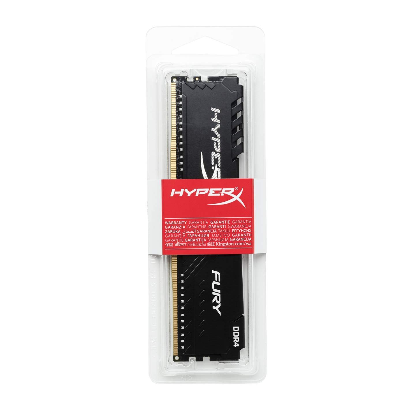 Kingston HyperX Fury Series 8GB (8GBx1) DDR4 3000MHz Black Memory HX430C15FB3/8 Kingston HyperX Fury Series 8GB (8GBx1) DDR4 3000MHz Black Memory HX430C15FB3/8