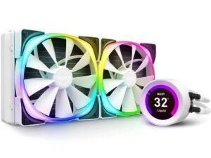 NZXT Kraken Z63 RGB 280mm White Liquid Cooler with LCD Display RL-KRZ63-RW NZXT Kraken Z63 RGB 280mm White Liquid Cooler with LCD Display RL-KRZ63-RW