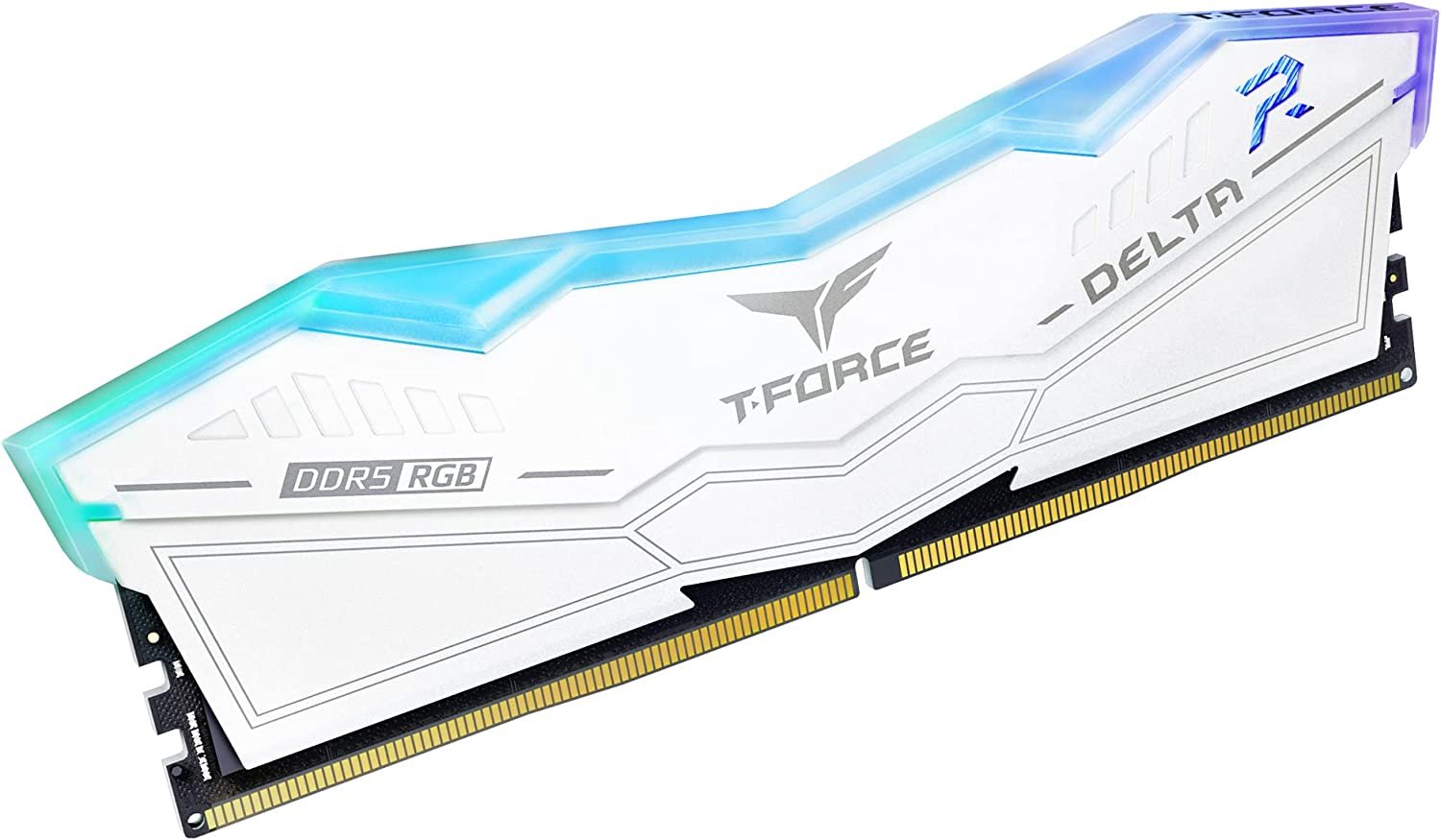 TeamGroup T-Force Delta RGB 32GB (2x16GB) DDR5 White Memory FF4D532G6400HC40BDC01 TeamGroup T-Force Delta RGB 32GB (2x16GB) DDR5 White Memory FF4D532G6400HC40BDC01