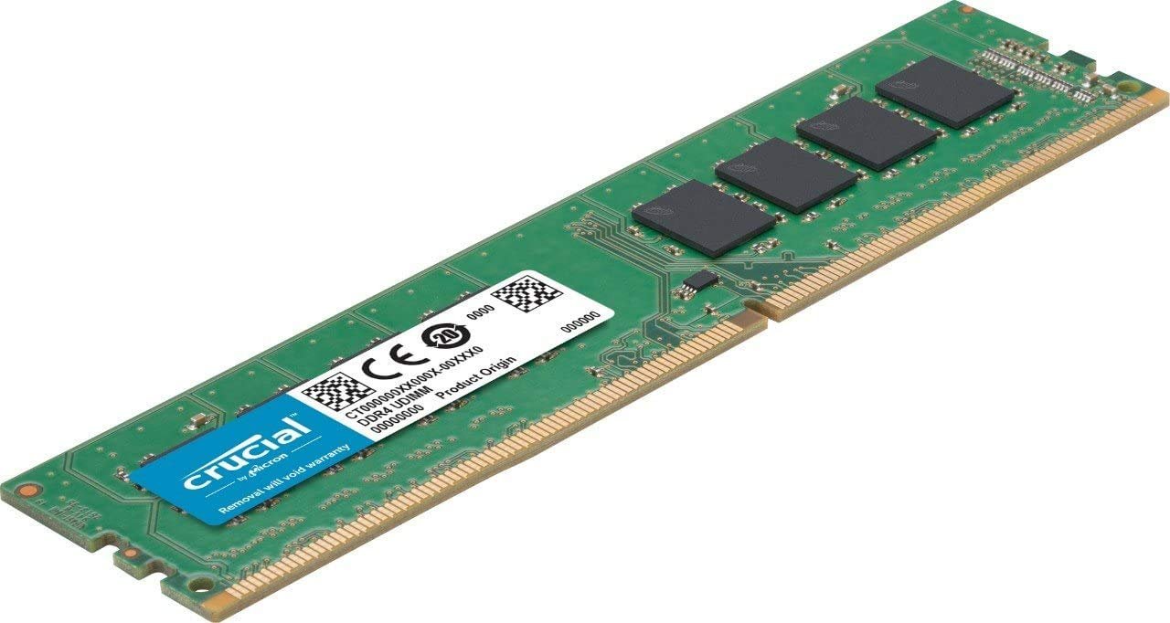 Crucial 16GB Single DDR4 2666 MT/s (PC4-21300) DR x8 DIMM 288-Pin Memory CT16G4DFD8266