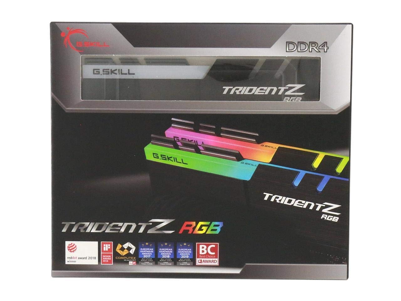 G.Skill TZ Royal Silver Series 64GB (2x32GB) 3600 MHz DDR4 Memory F4-3600C16D-64GTRS G.Skill TZ Royal Silver Series 64GB (2x32GB) 3600 MHz DDR4 Memory F4-3600C16D-64GTRS